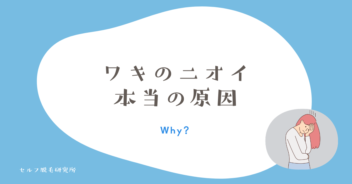 ワキのニオイの本当の原因